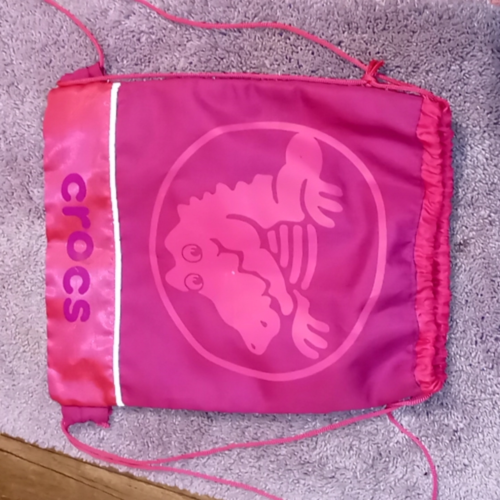 Drawstring CROCS Bag